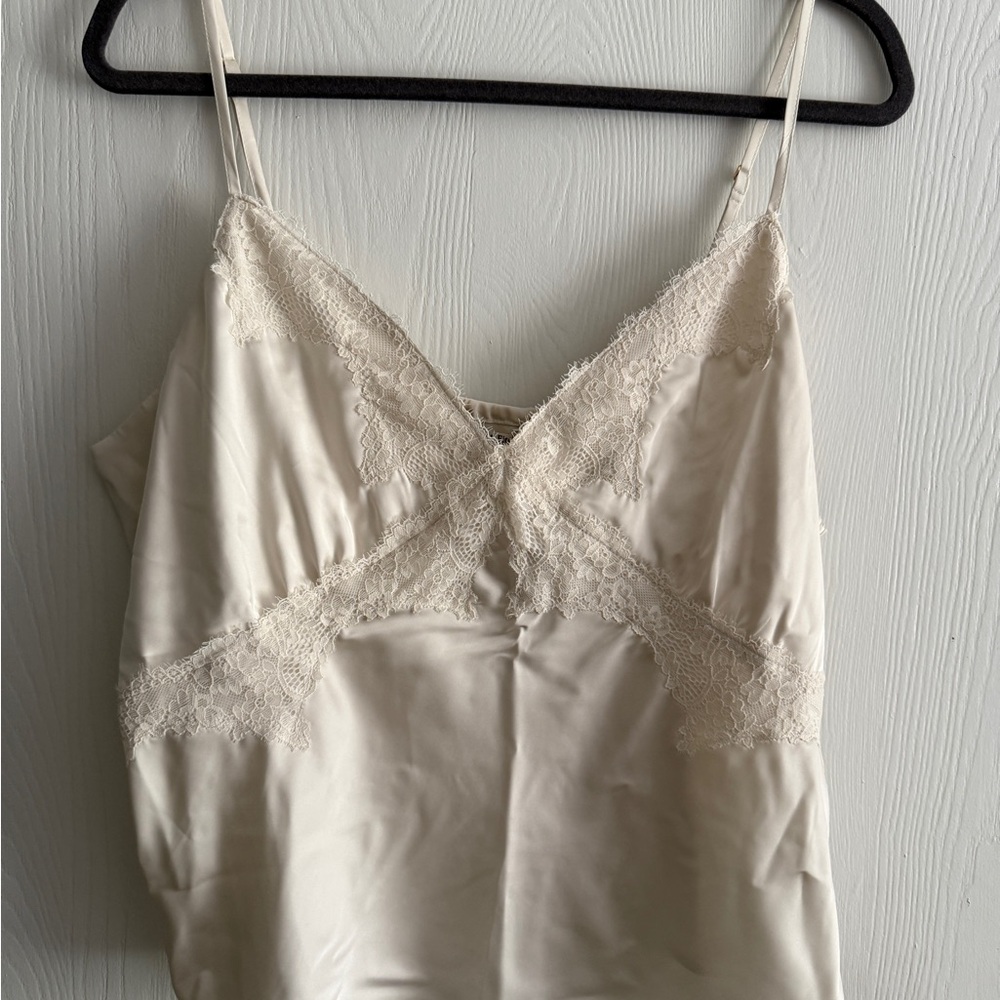 Abercrombie & Fitch Cream ✨Lace and Satin✨ cami